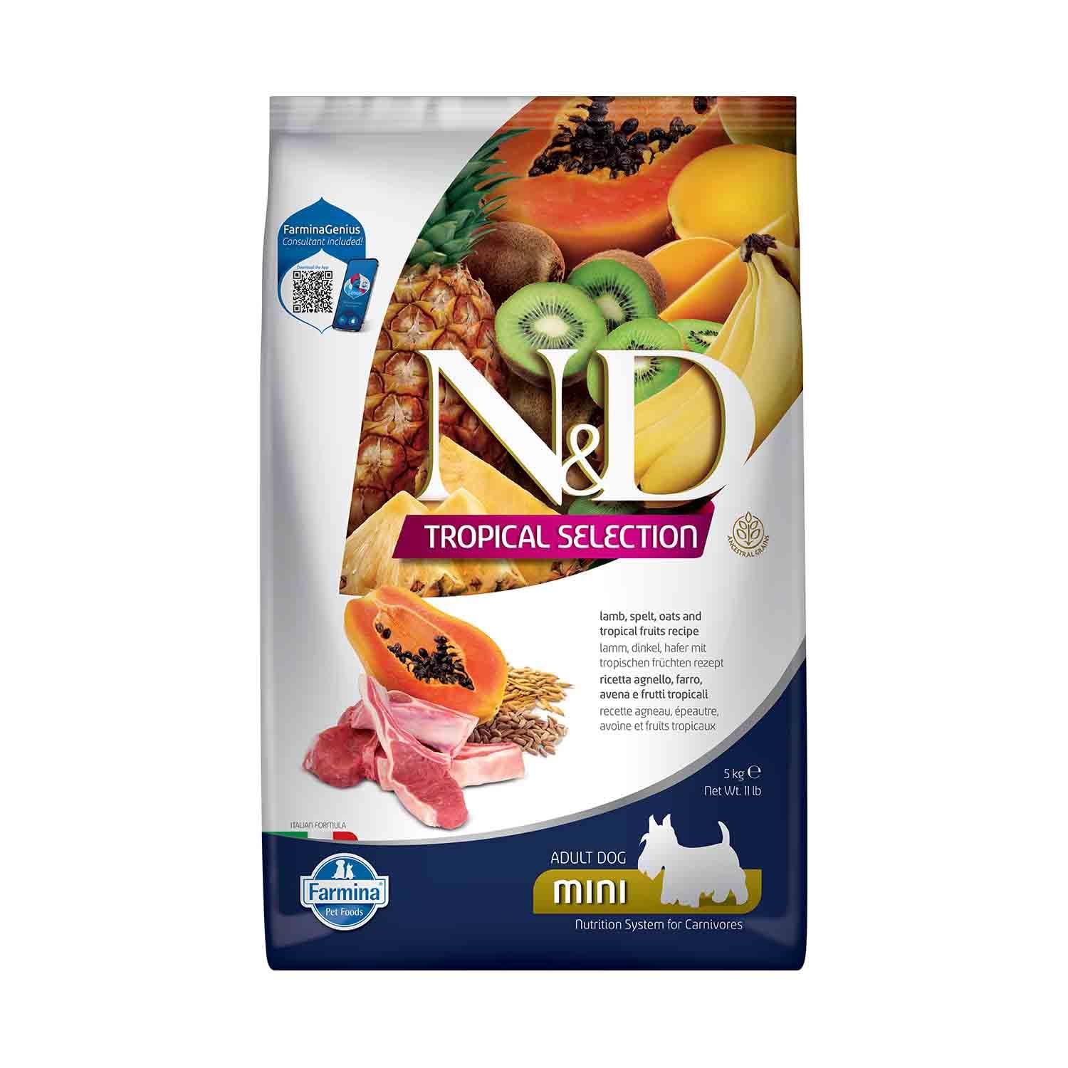 FARMINA ND Dog Tropical Selection Mini Lamb 5kg