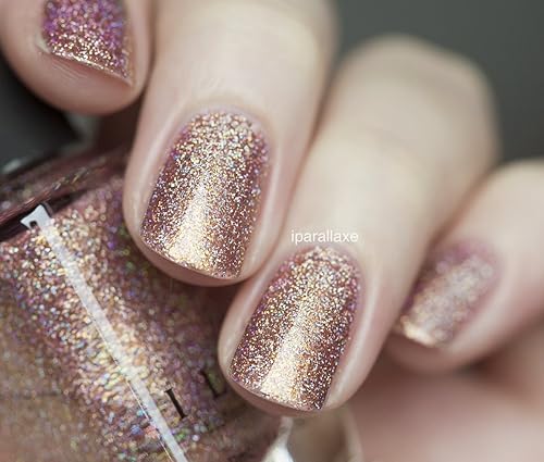 Miniatura 2291 de ILNP Madison Ave Esmalte de uñas holográfico metálico rosa antiguo
