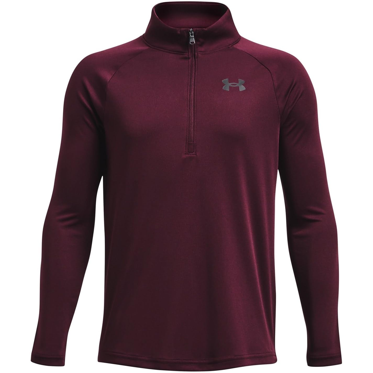 Under Armour Boys Tech 2.0 Half Zip Top Junior Dark Maroon 13 Years