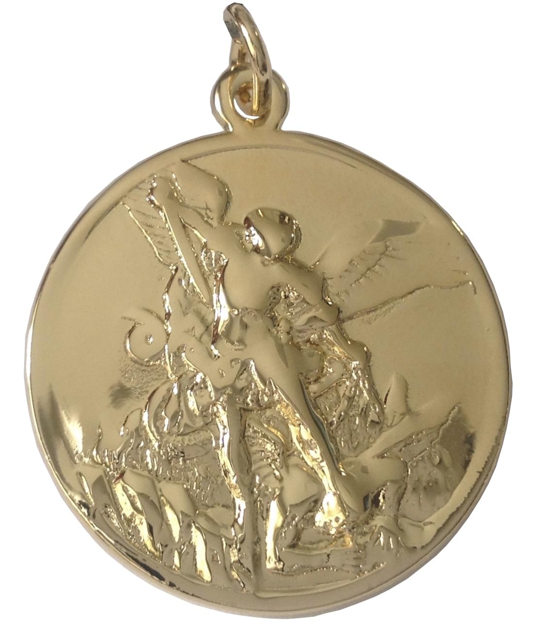 Amazon.co.jp: 聖ミカエル 大天使メダル - ゴールドメッキ (保証