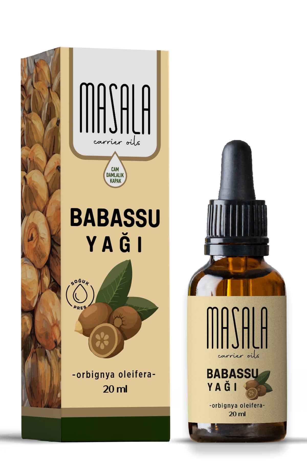 Masala Saf Babassu Yağı 20 ml. Soğuk Pres (Babassu Carrier Oil)