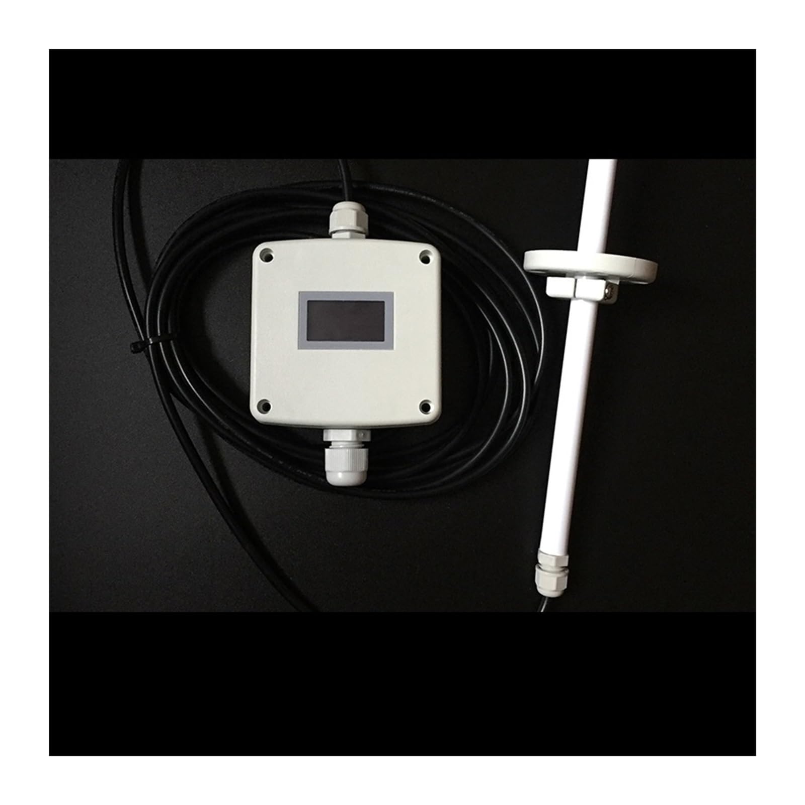 Sensor de Velocidad del Aire, Volumen de Aire, Temperatura del Aire con Pantalla LCD, caudalímetro de Aire, totómetro, Salida de 4-20 mA, 0-5 V, 0-10 V(0-5V 12V Power)