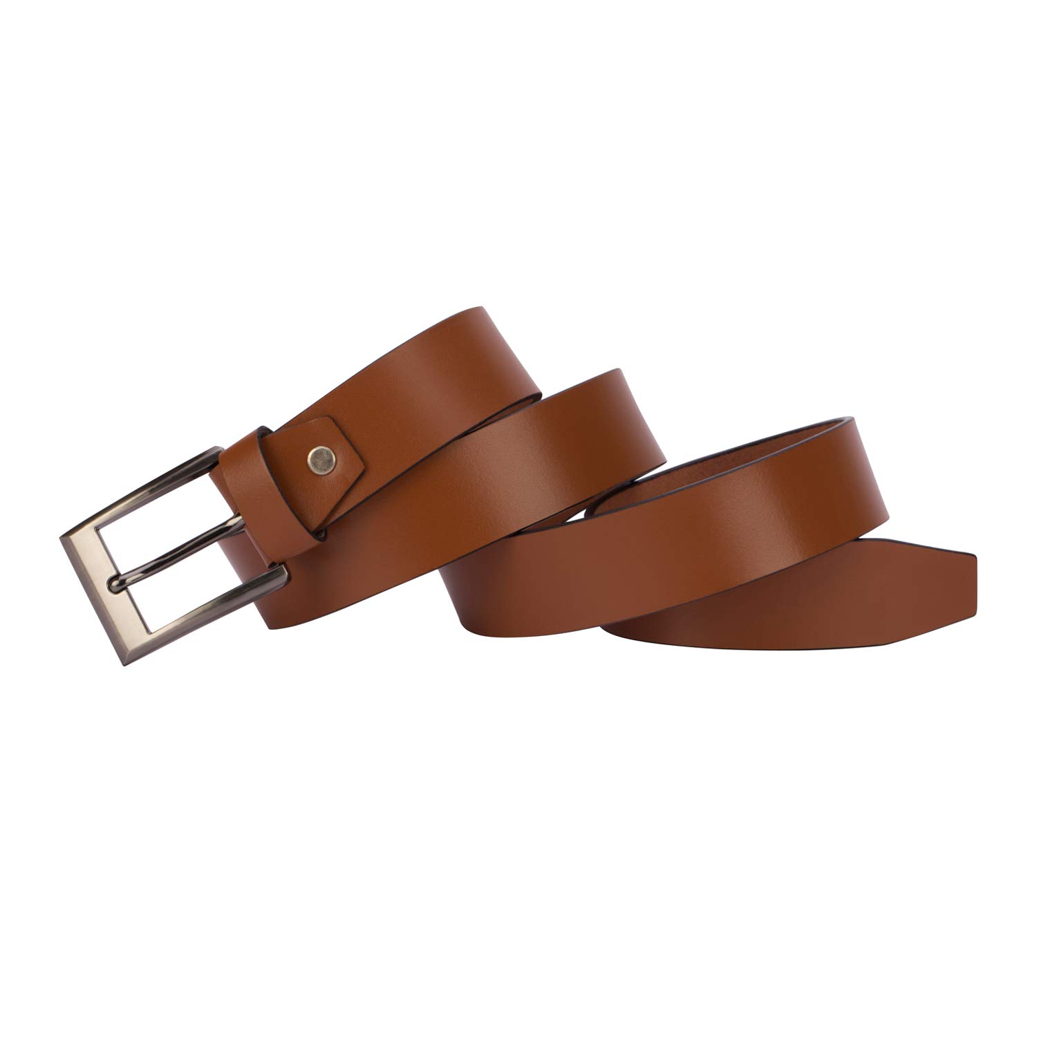 Jungler Men Casual Tan Genuine Leather Belt(Size:38)