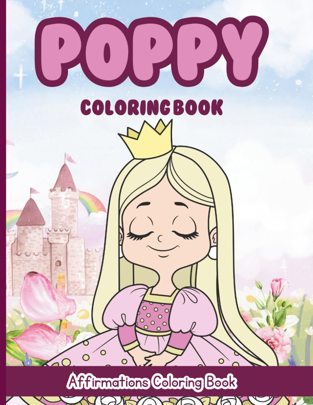 Poppy Coloring Book: Affirmations Coloring Book, A Creative Journey of Positive Empowerments