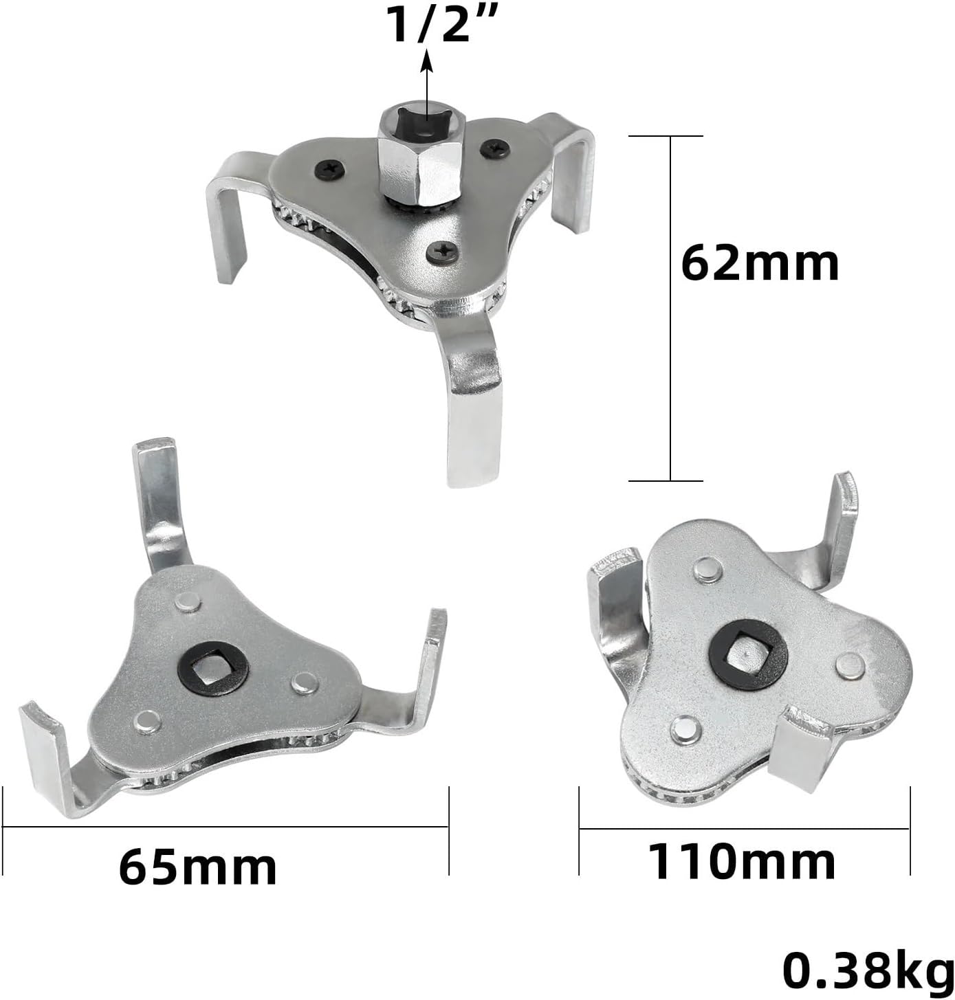 Oil Filter Wrench Adjustable Install Uninstall Removal Key Repairing Tool Car Repair Tools