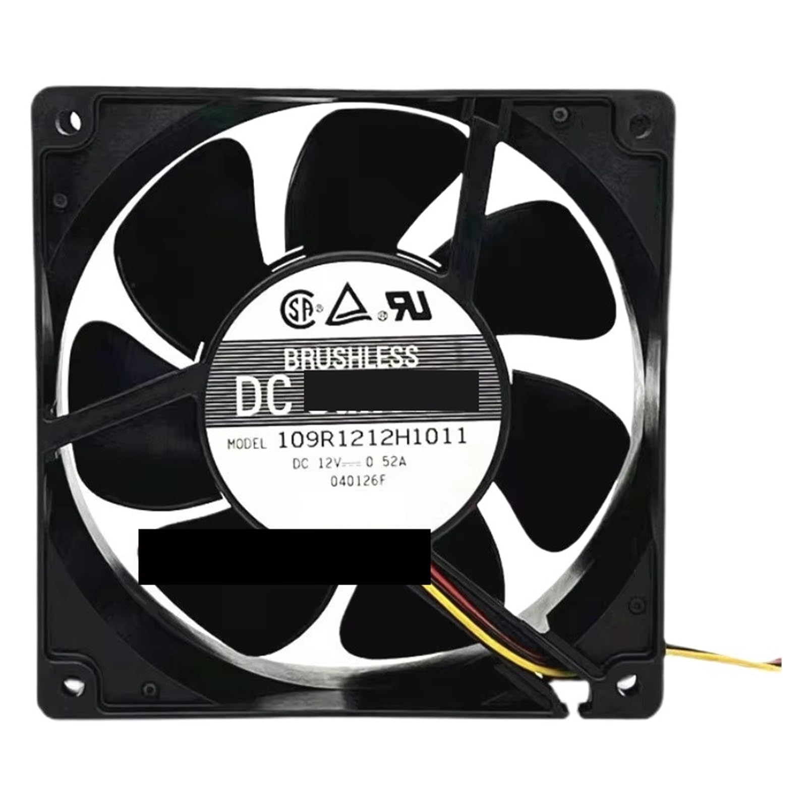 TPKMVGAP 109R1212H1011 12V 0.52A 120 * 120 * 38MM 12CM cooling fan(2wire B1)
