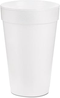 Dart Container Corp. 16J16 Foam Cups, 16 oz., White (Pack of 1000)