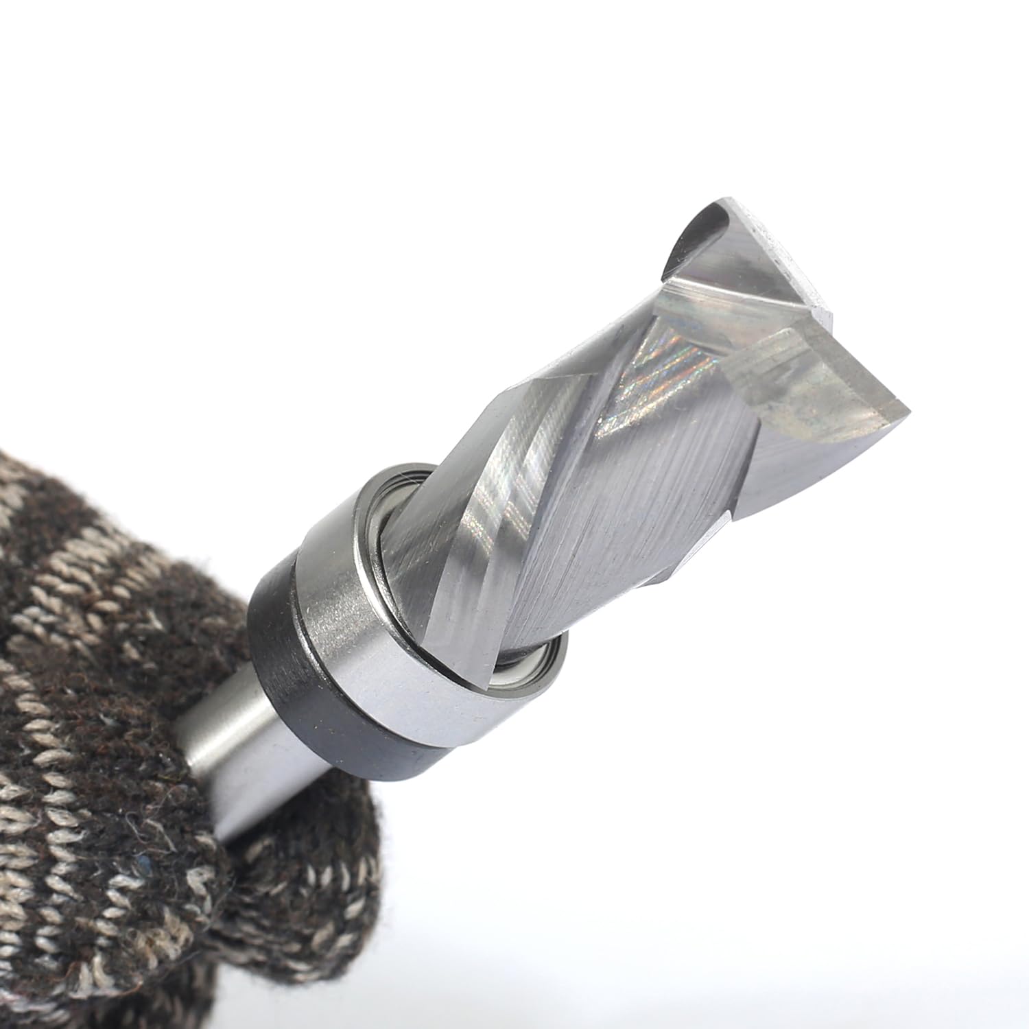 Fresa Espiral Para Corte De Vástago De 3.175mm Y Diametro De Trabajo 3 175 X 15mm De Largo De 4 Hilos 4 Cortes