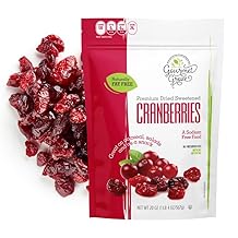Gourmet Grove Dried Cranberries, 20 oz Resealable Pouch Premium Sweetened Dried Fruit Gluten-Free, Vegan, Kosher Great for Salads, Baking & Cooking