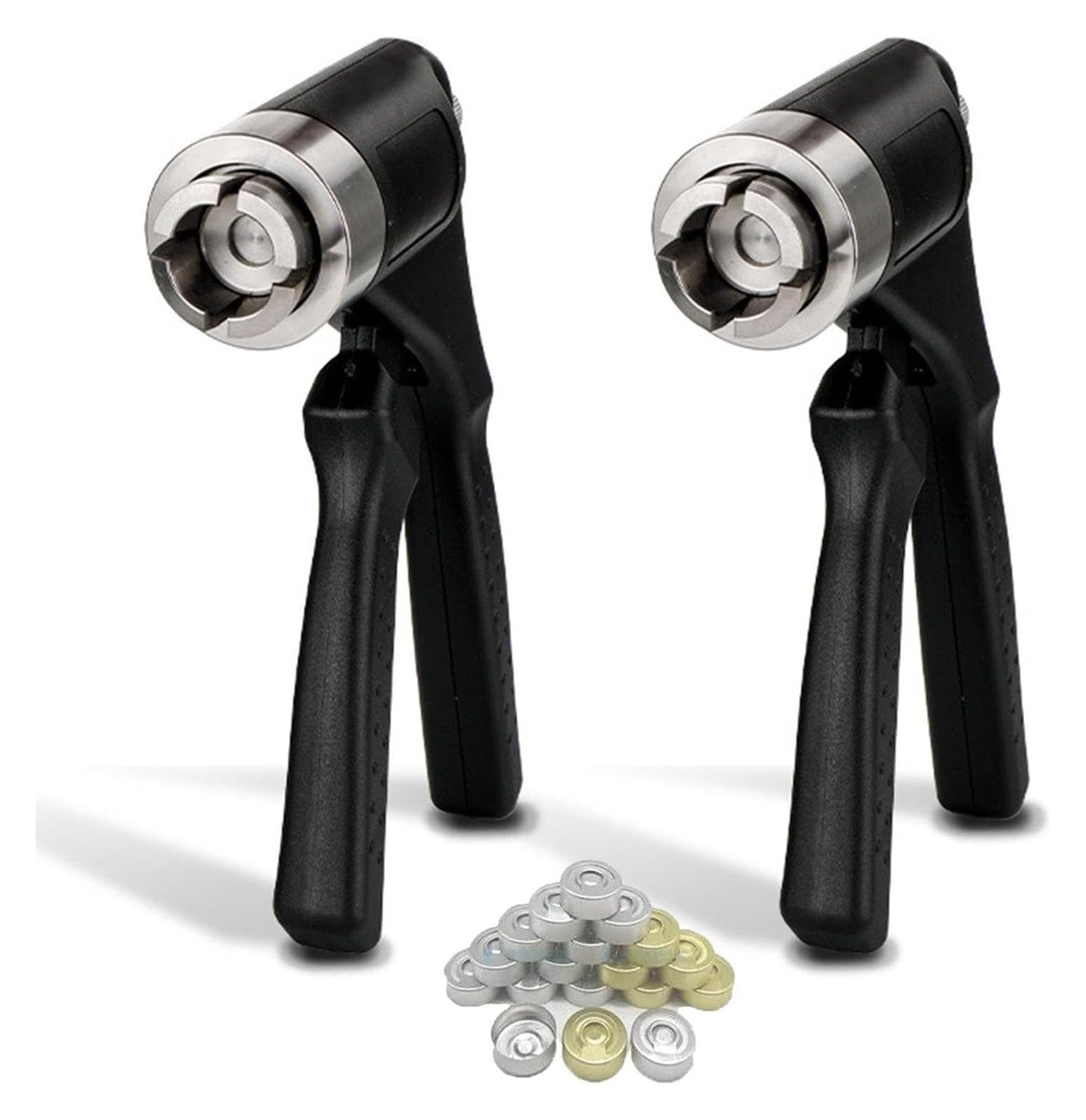 Pinza crimpatrice manuale per fiale da 11 mm e 20 mm, strumento per tappare bottiglie con copertura in alluminio, manico lungo, guarnizione ermetica per laboratori e birra domestica