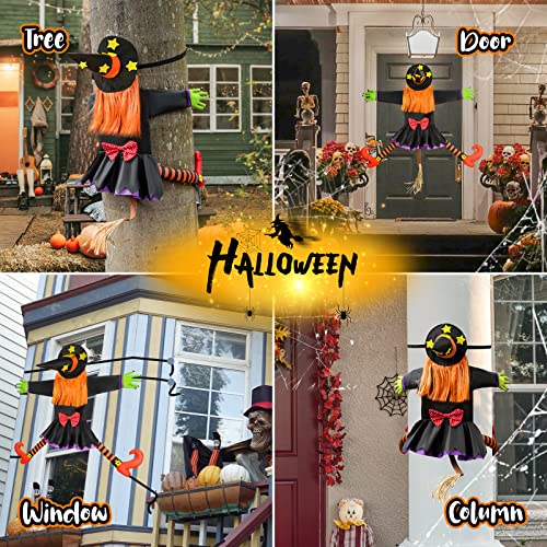 Bswalf Halloween Decorations Outdoor Crashing Witch の商品画像 6