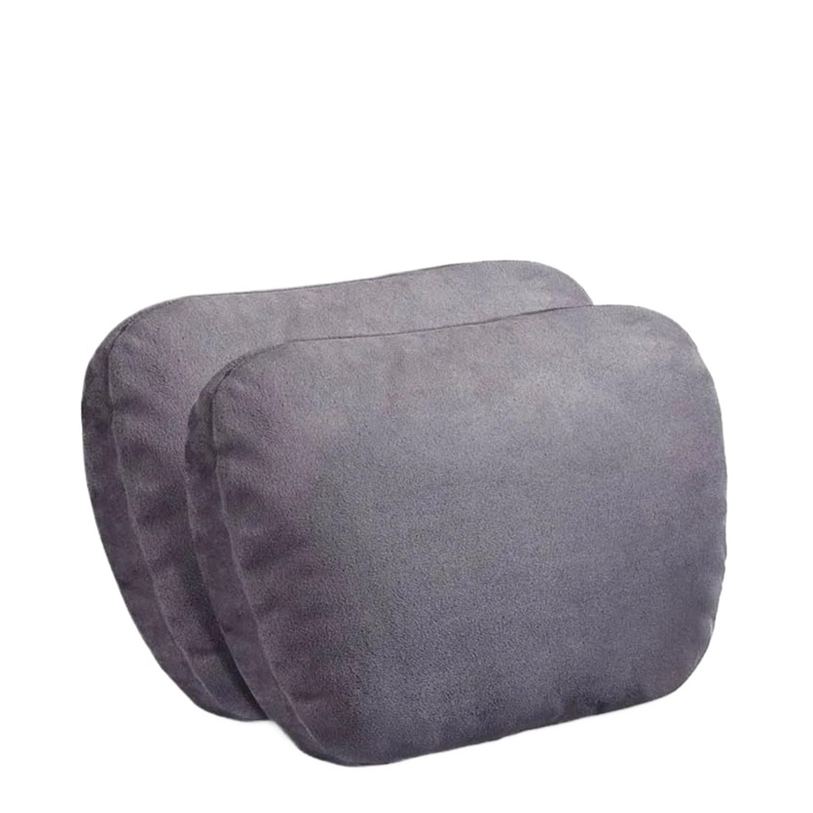 Cale Tete Voiture Appui-tête de Voiture, Support de Cou, siège, Doux, Universel, réglable, Oreiller de Cou, Oreiller de Taille(2Pcs Gray)