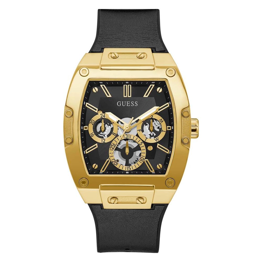 Gents watch Yellow gold case Quartz