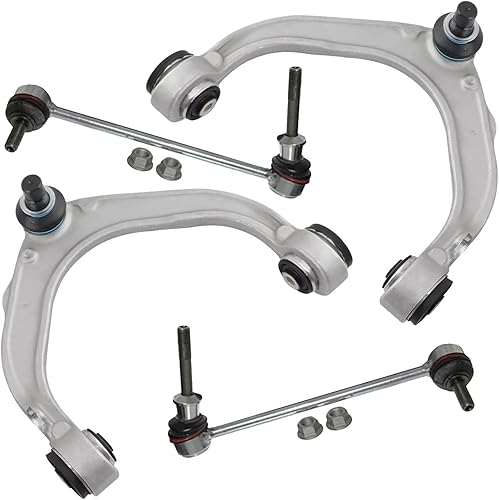 Miniatura 115 de Detroit Axle - Brazos de control delanteros inferiores con rótula + barras estabilizadoras de repuesto para Chrysler Dodge Intrepid 300M Concorde