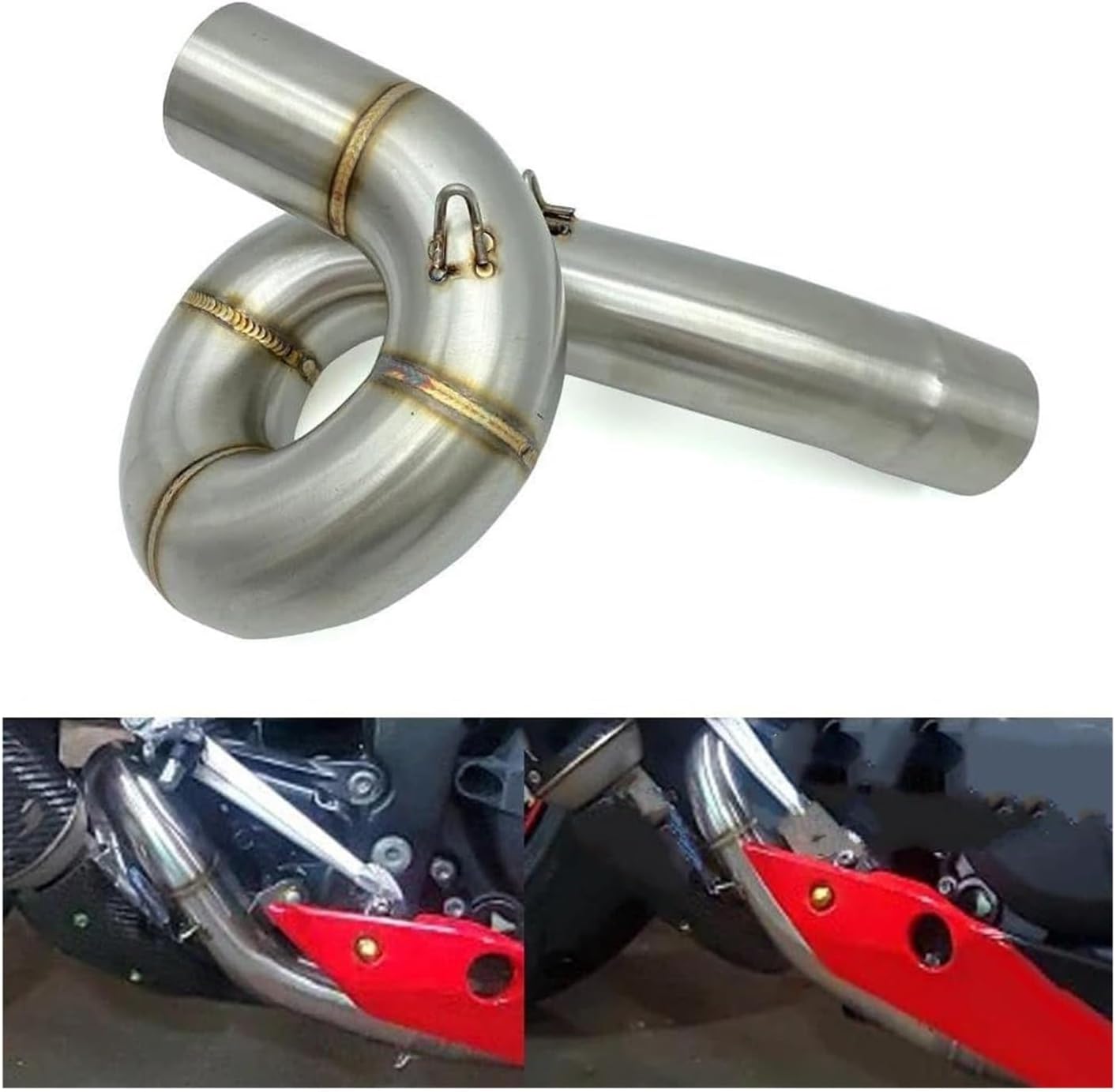 なな 用 ZX636 ZX 6R 636 2009-2021 スリップオンオートバイ排気