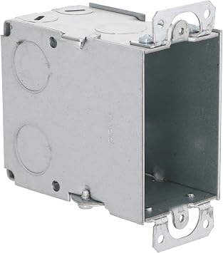 RACO 8601 3-1/2-Inch Deep, Gangable NMSC Clamps with Plaster Ears, 3-Inch by 2-Inch Switch Box