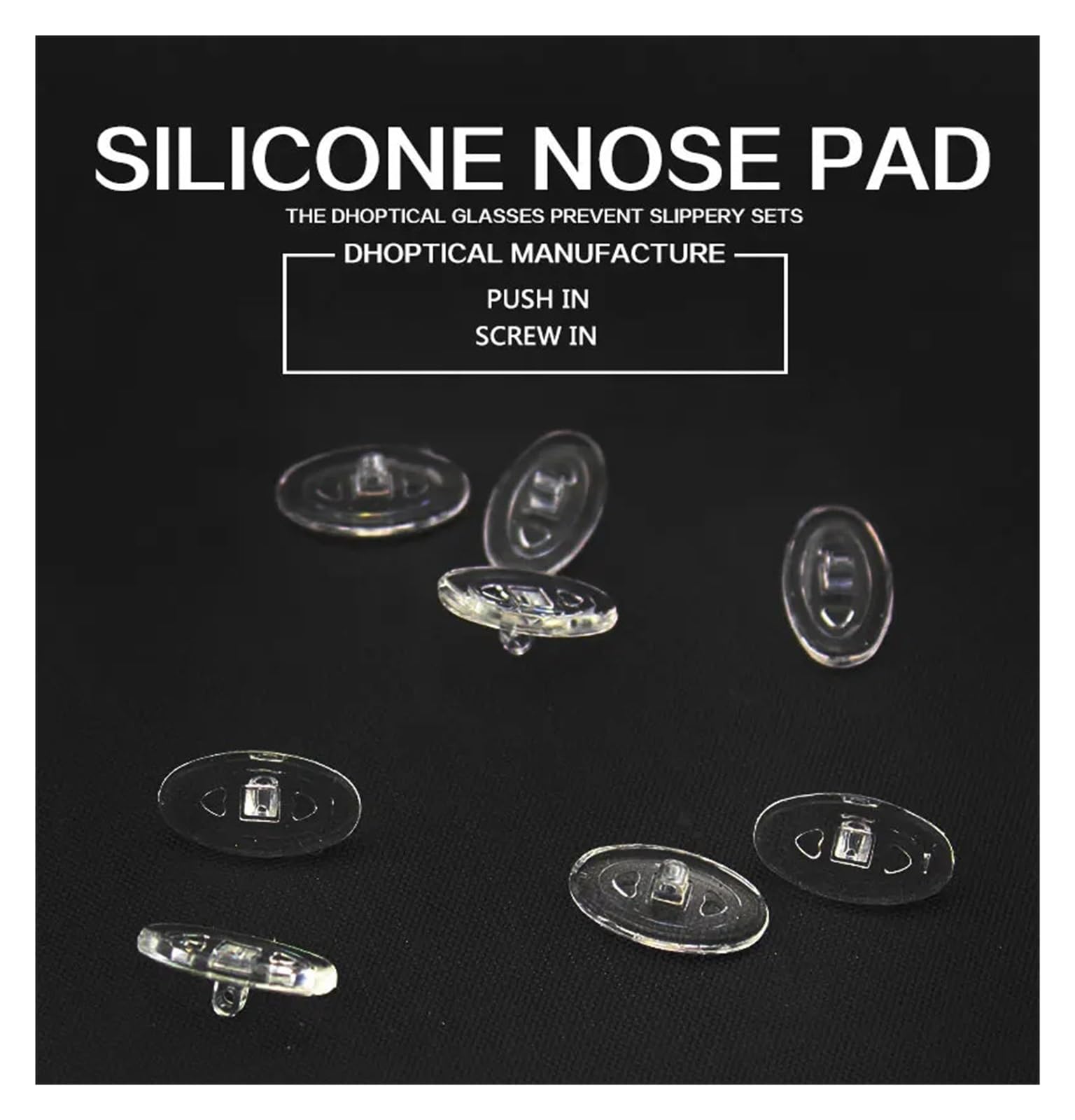 250 Paar Silikon-Nasenpads