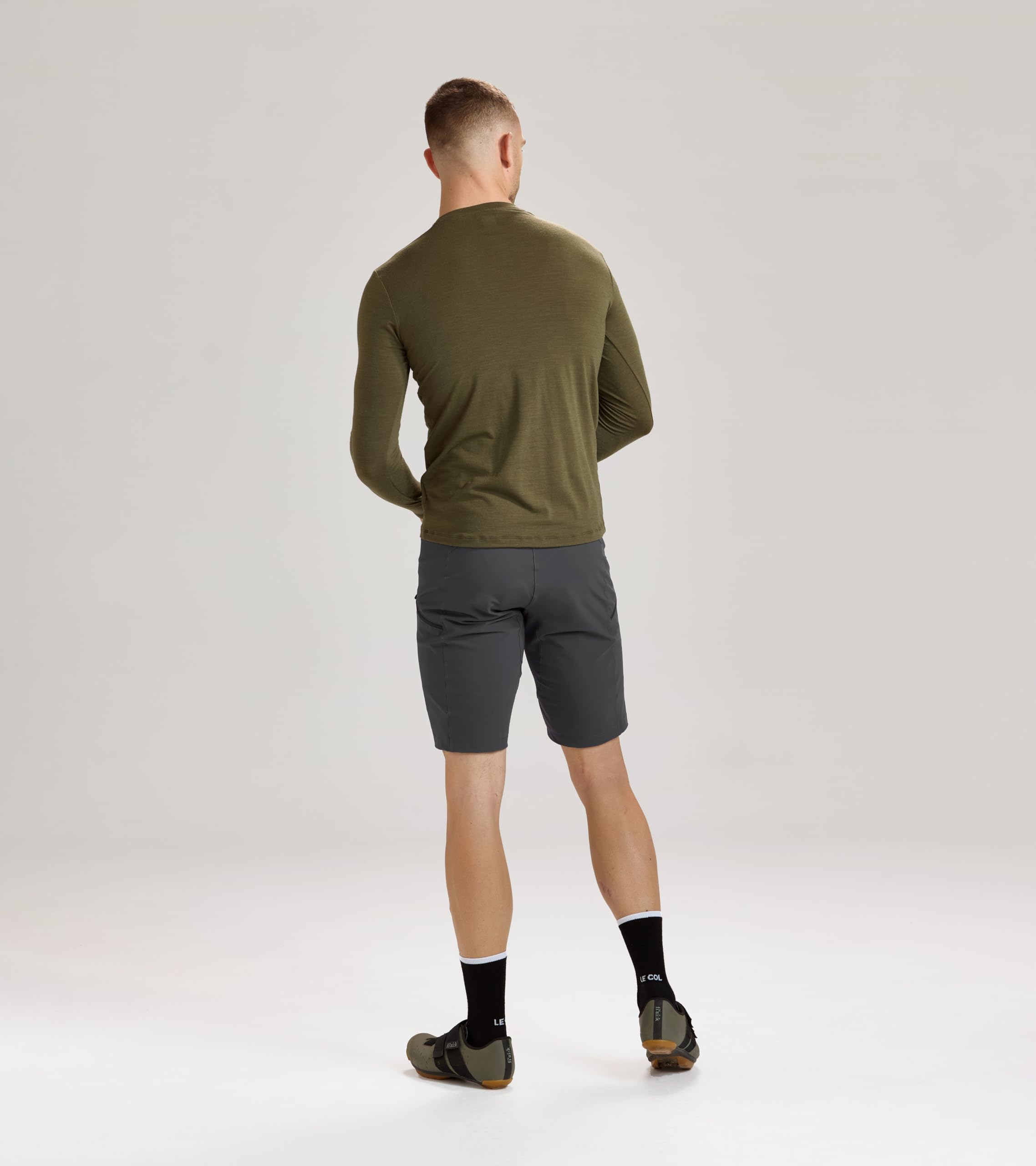 LE COL ARC Herren Merino Langarm T-Shirt | Italienische Merino-Mischung Radsport Top | Schneller Feuchtigkeitstransport, temperaturregulierend | S-XL
