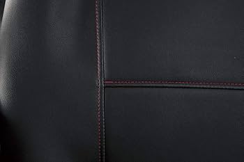 ボンフォーム(BONFORM) N-BOX用ソフトレザーシートカバー レッド