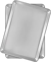 Vista 10 de Fat Daddio's Bandeja de aluminio natural, paquete de 2