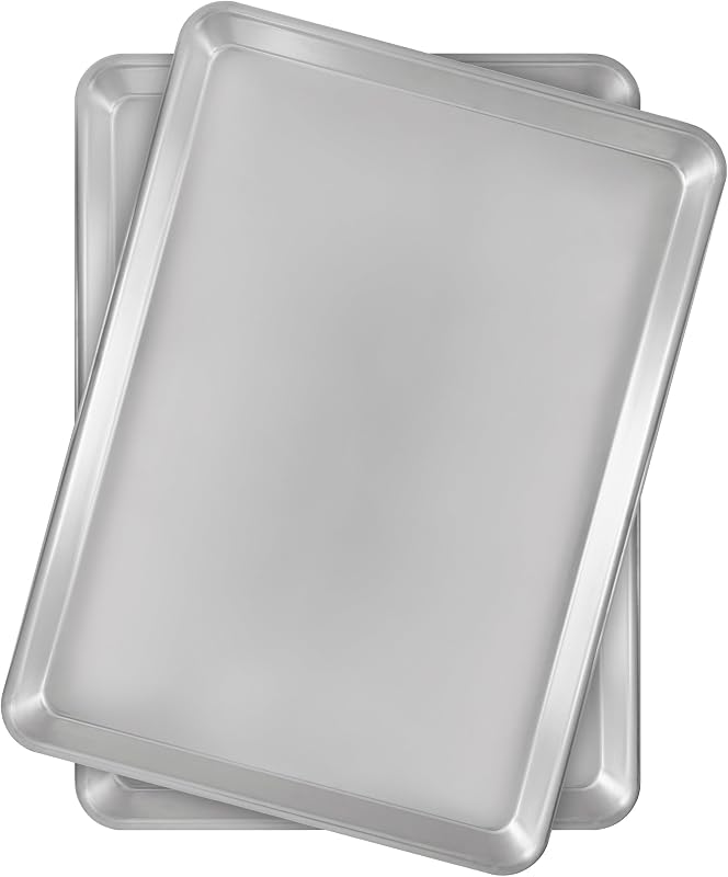 Natural Aluminum Half Sheet Pan, 2-Pack