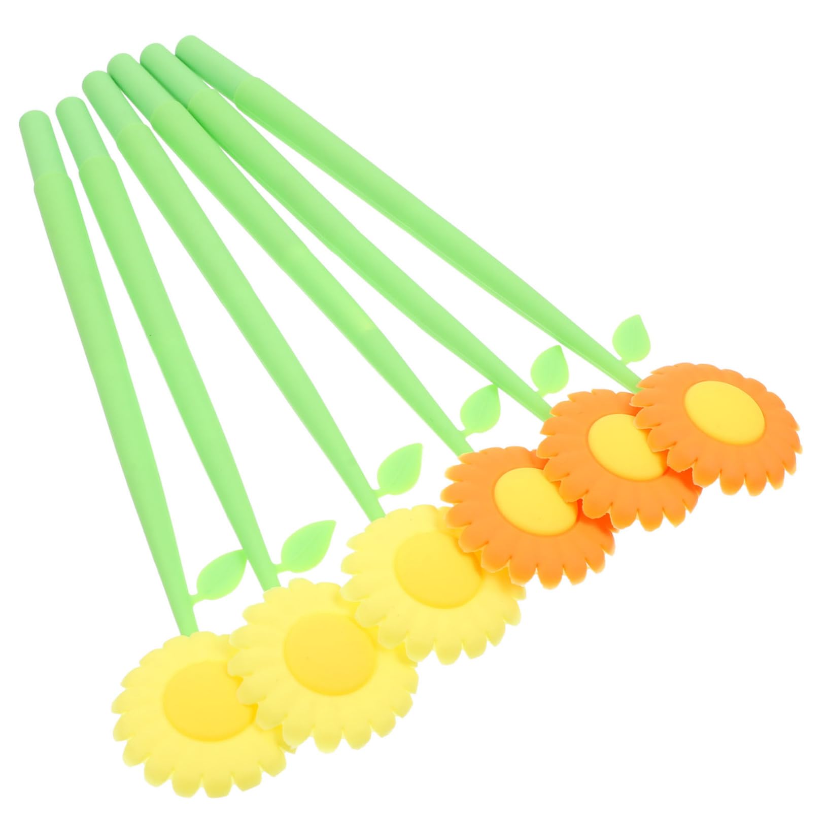 Didiseaon 18 Pezzi Penna In Silicone Girasole Simpatico Cartone Animato Penne A Inchiostro Gel Penne Botaniche Penna Per Firma Di Nozze Giocattoli Novità Penne A Sfera Di Partito