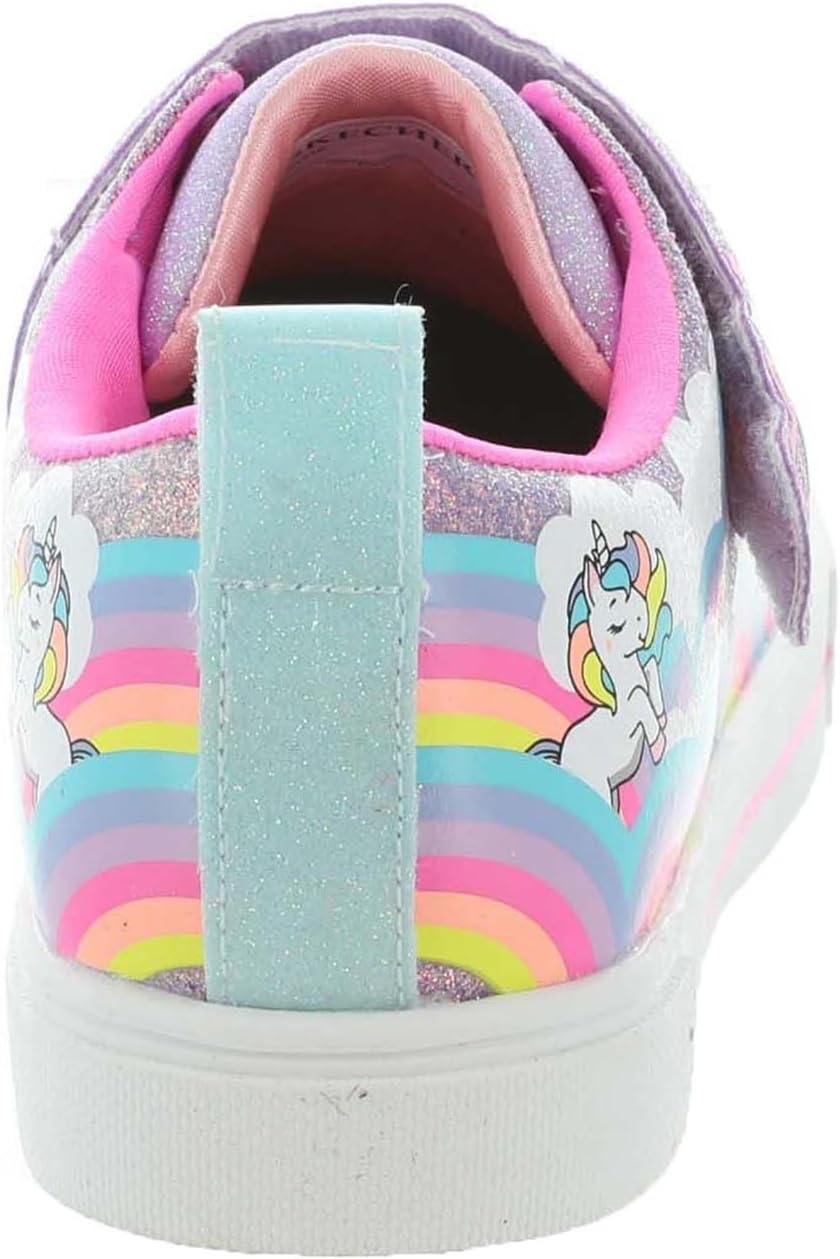 Skechers Girls Heart Lights-Rainbow Lux Sneaker
