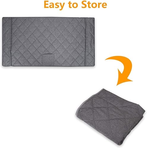 Miniatura 9 de TUYUU Fundas de asiento para carrito de golf, manta de asiento EZGO resistente para carritos de golf de 2 personas