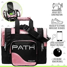 Pyramid Path Pro Deluxe Single Tote - Black/Pink (Blacklight Responsive)