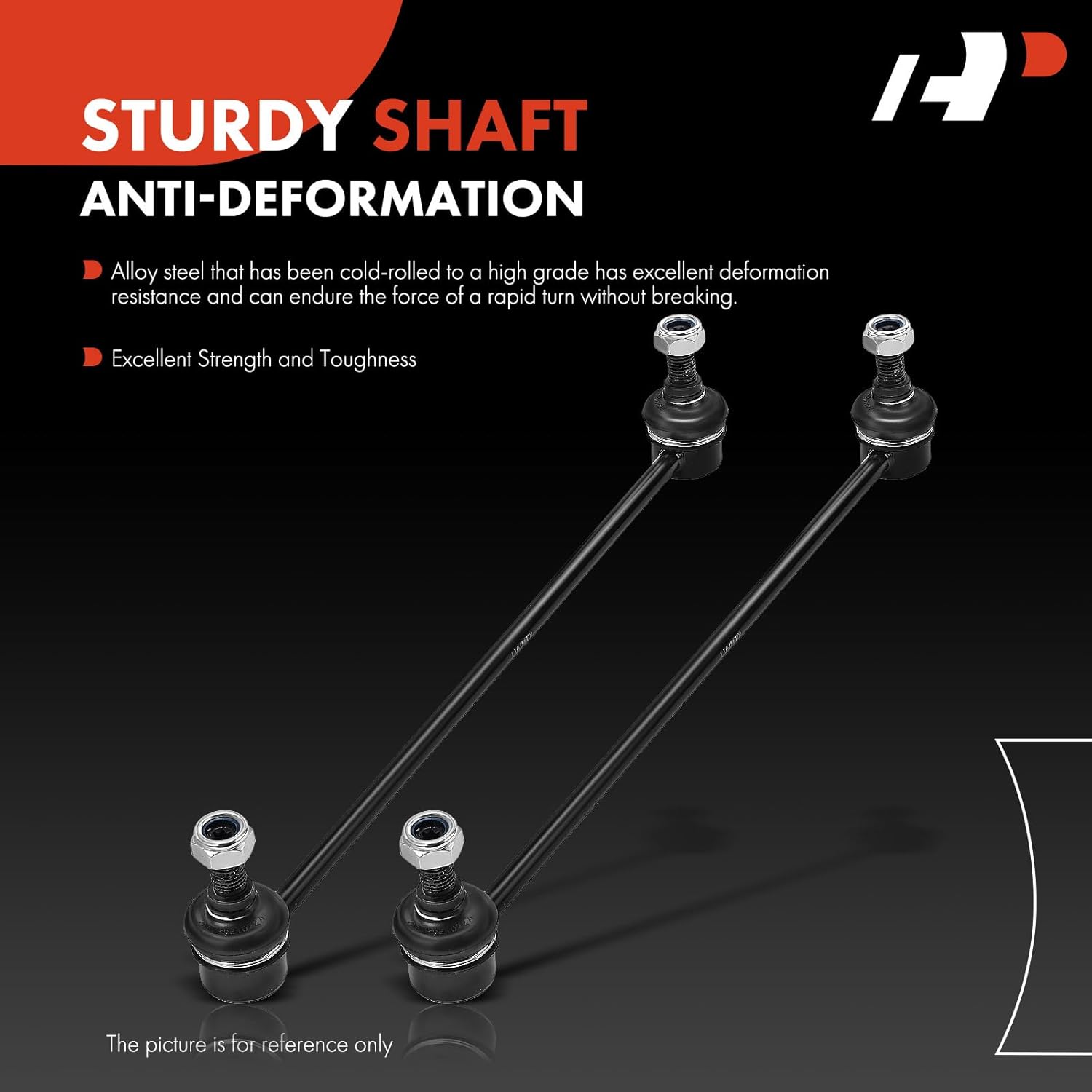 A-Premium 2 x Front Sway Bar Links Stabilizer Bar Links, Compatible with Toyota Prius C 2012-2019, Yaris 2007-2018, Scion xD 2008-2014