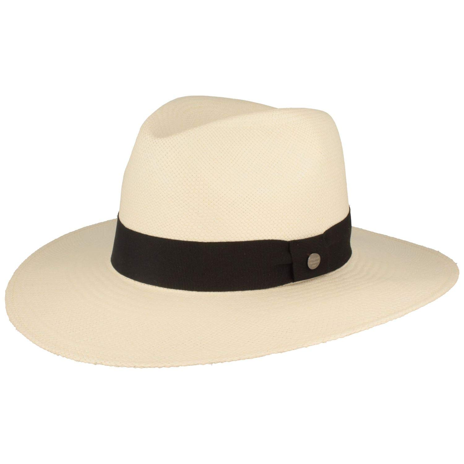Breiter ORIGINAL Panama Hut, Strohhut, Sommerhut aus Ecuador, Handgeflochten, UV-Schutz 50+, Bruchschutz