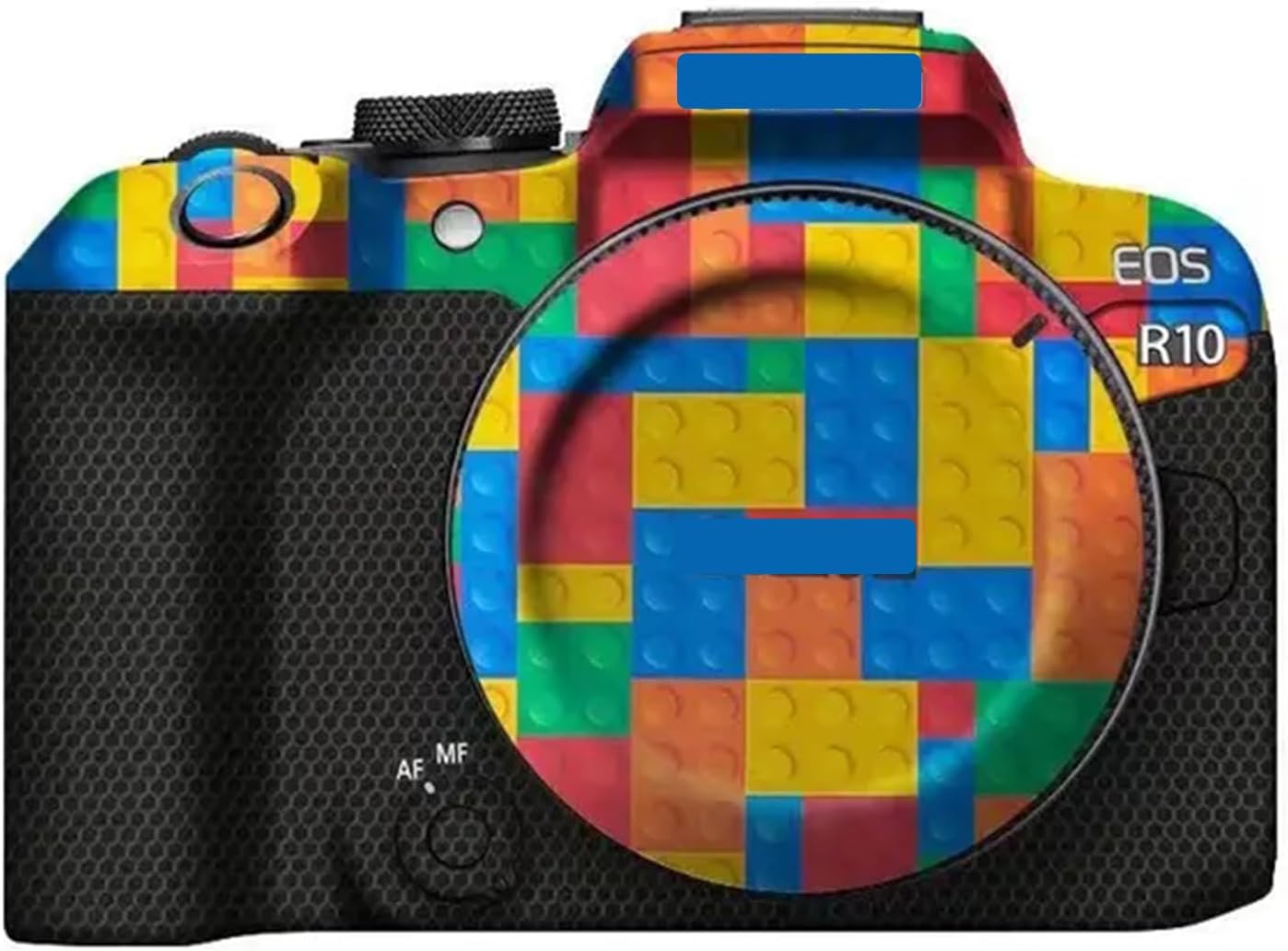 Premium Camera Premium Sticker Protective Film Anti-Scratch Skin for Canon EOS R10(Toy Brick Colorful)