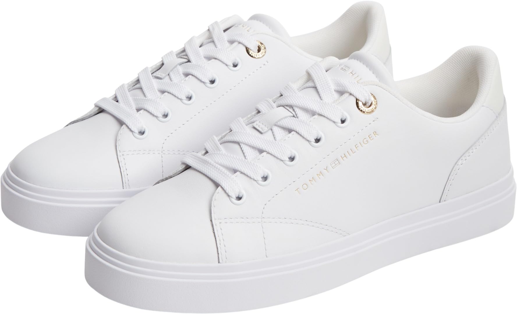 Tommy Hilfiger Femme Th Feminine Cupsole Leather Fw0fw09105 Bas