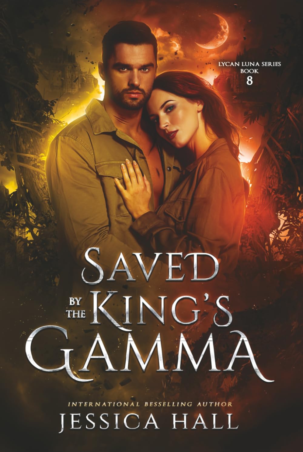 Saved By The King's Gamma: Dark page edition (Lycan Luna Series)