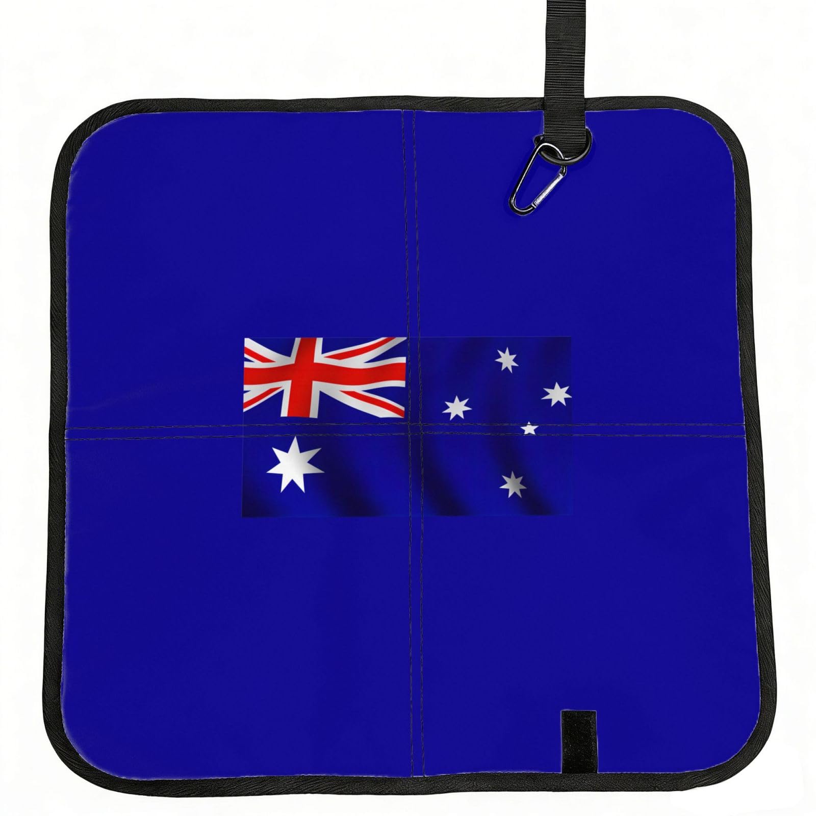 NImongt Australian Flag Print Portable Chair Pad Foldable Seat Cushion Outdoor Seating Office Picnic Camping