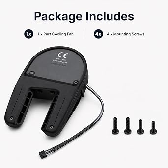 3D Printer Accessories for Bambu-Lab H2S Part Cooling Fan Replacement Compatible Efficient Heat Dissipation Brushless Blower to Cool Extruded Filament