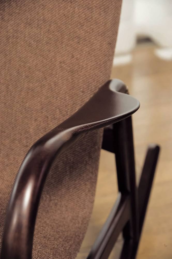 Amazon｜秋田木工 ロッキングチェア 幅66×奥行97×高さ93cm WN 曲