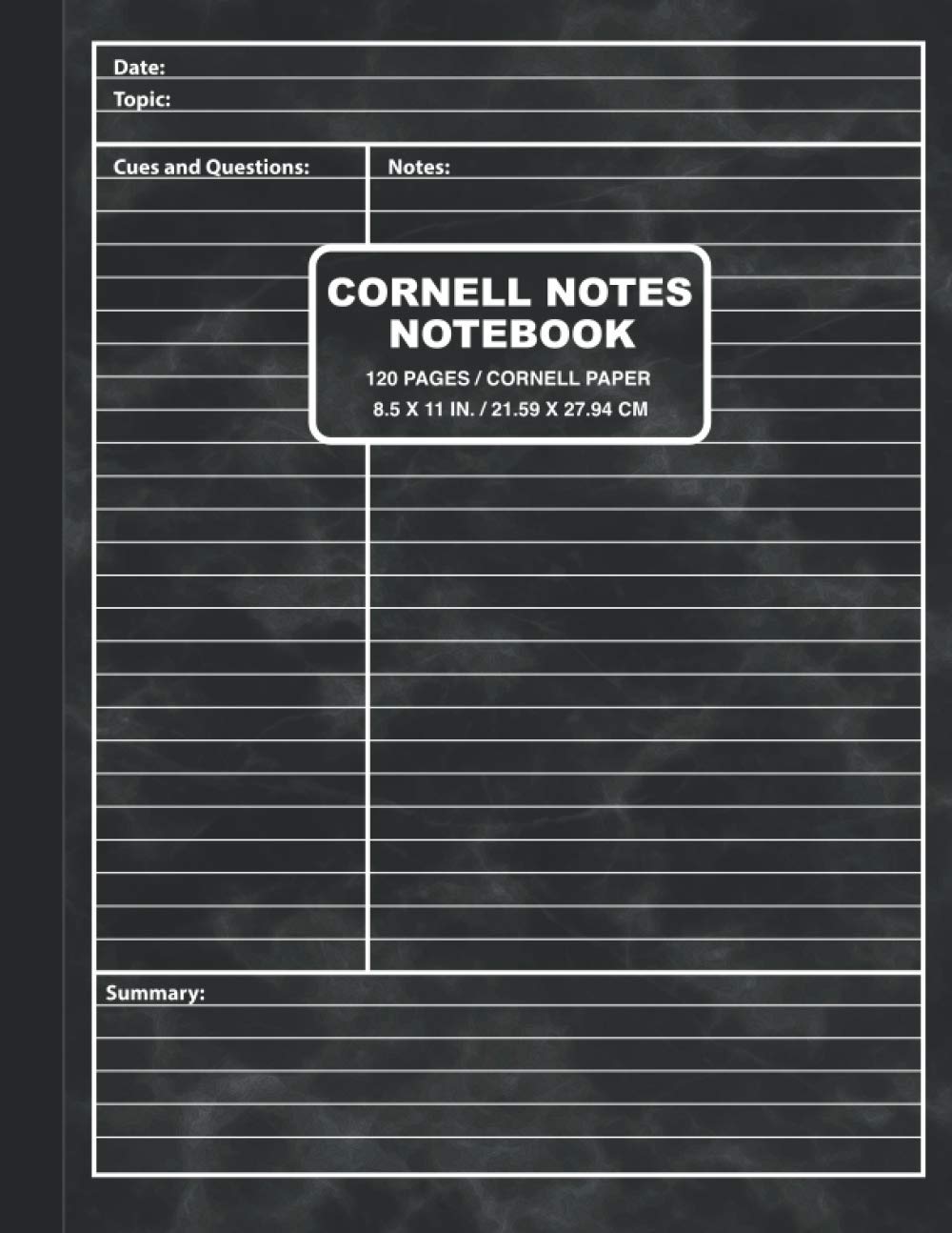 Cornell Notes Notebook: A Proven Focused Note-Taking System For College