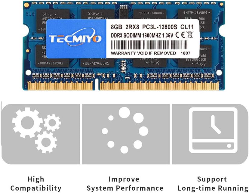Super Brands TECMIYO DDR3L 1600MHZ SODIMM RAM 16GB Kit (2x8GB) ,DDR3 PC3L-12800S 204Pin Non ECC Unbuffered 1.35V/1.5V CL11 2RX8 Dual Rank for Laptop Notebook Computer Memory Module-Blue Cheapest 🛒 TECMIYO DDR3L 1600MHZ SODIMM RAM 16GB Kit (2x8GB) ,DDR3 PC3L-12800S 204Pin Non ECC Unbuffered 1.35V/1.5V CL11 2RX8 Dual Rank for Laptop Notebook Computer Memory Module-Blue