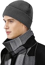 MOBIUSPHY Bonnet d'hiver pour Homme et Femme Design Classique Moderne Doux - Élastique Respirant