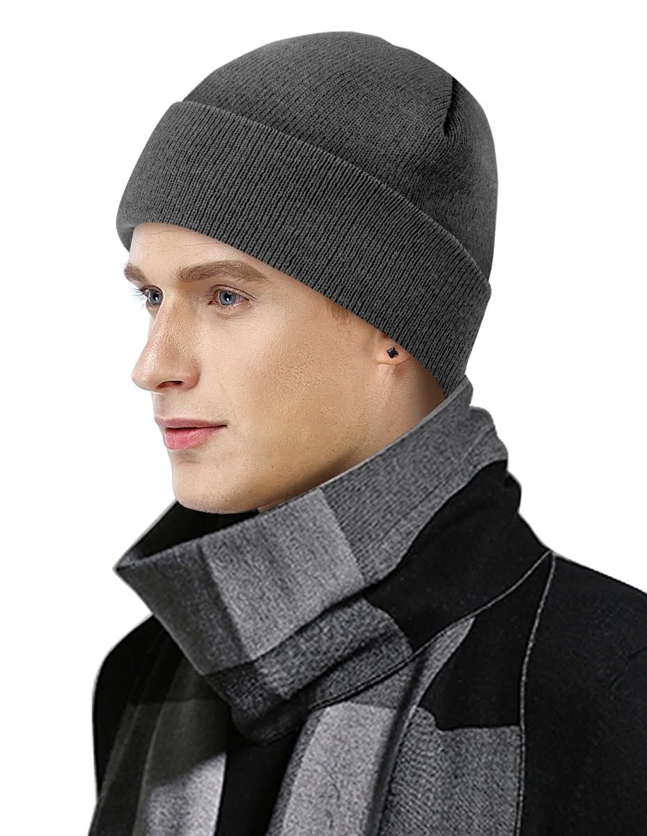 MOBIUSPHY Cappello Uomo Donna Cappelli Unisex Berretti Invernale Beanie Cuffia Uomo Hat Maglia Caldo Cappello Nero Moderno Adulto Inverno per Sci/Bici/Moto
