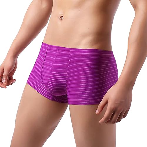 Waist Low Underwear Men's Stripes Briefs Fashion Color Trend Comfortable Men's u
