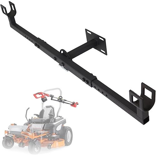 Zero Turn Mower Trimmer Holdert, Adjustable Fit for 1"-2" Roll Bars, Universal Fit for Zero Turn Mower (with Anti-Vibration Protection Pads)