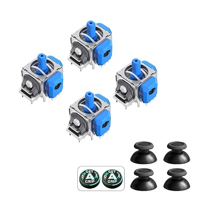 AKNES HallPi V6 TMR Joystick Replacement for DualSense PS5 / PS5 Edge Controller, Anti-Drift Stick Repair Accessories for Playstation 5 Controller, Thumbstick Caps Included - 2 Pairs