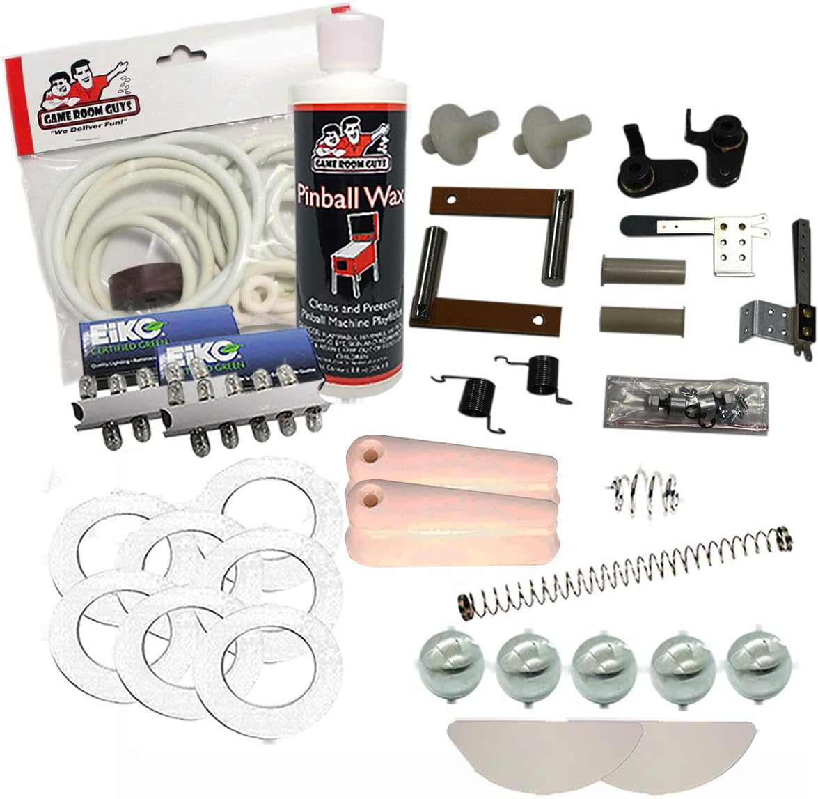 Game Room Guys 1956 Gottlieb Derby Day Pinball White Premium Maintenance Kit