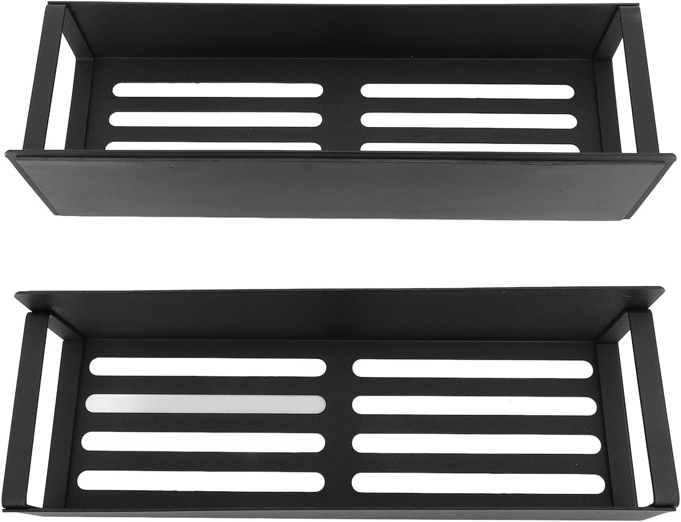 Side Refrigerator Storage Rack, Powder Coating Iron Magnetic Kitchen Shelf, Wall Mounted Rack | Refrig Side Rack | Fridge Organizer Shelf for Kitchen (2PCS)
