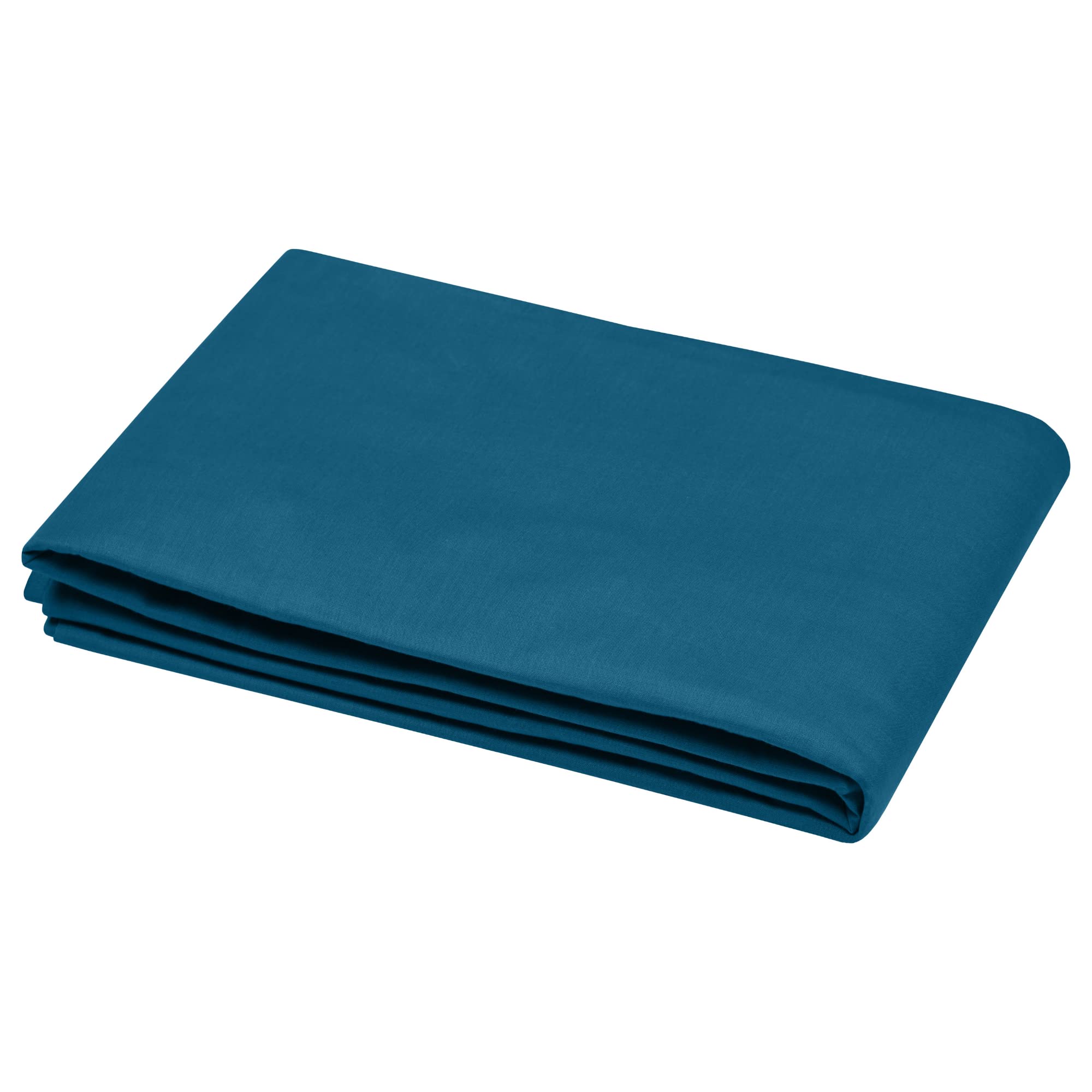 STOF - Duvet cover - Size 140 x 200 cm - 100% Oeko-Tex certified cotton - Petrol - Eden model - Bed linen for home - Soft and comfortable - Ideal for single beds