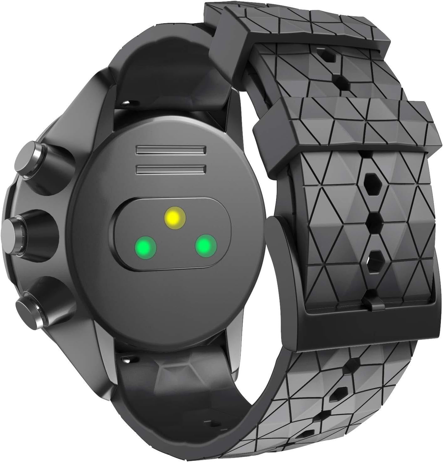 For Suunto 9 Spartan/Suunto 9 Titanium Band, Soft Silicone Replacement Strap Wristband for Suunto 9 Smart Watch GPS/Suunto Spartan Sport Wrist HR/Suunto 9 Titanium