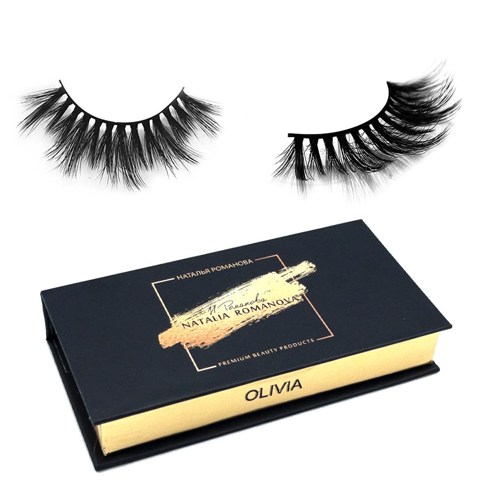 Lashes OLIVIA by NATALIA ROMANOVA® 5D Silk eyelashes Kardashian look