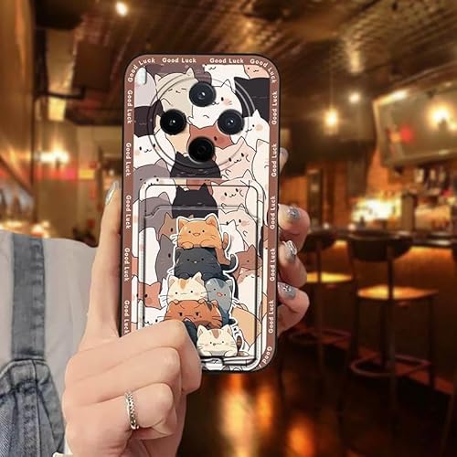 Phone Case Compatible with VIVO Y500 Pro China, Anti-knock Anti-dust Card sleeve protective Full wrap Cartoon Shockproof Durable